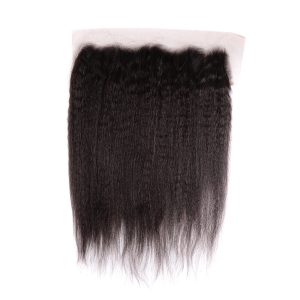 center wig remy hair 13x4 yaki straight frontal