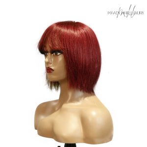 center wig machine made 99j wig remy hair h009