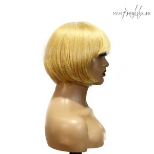 center wig machine made #27 wig remy hair h009