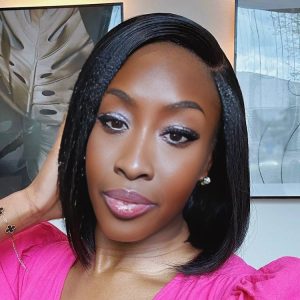 Home center wig 13x4 straight bob lace front wig natural black asian raw hair