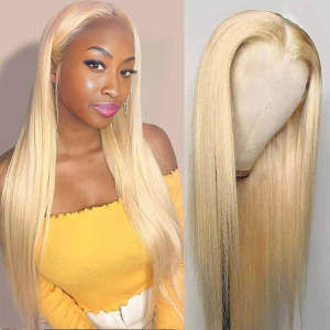 center wig 13x4 straight lace front wig 613 remy hair
